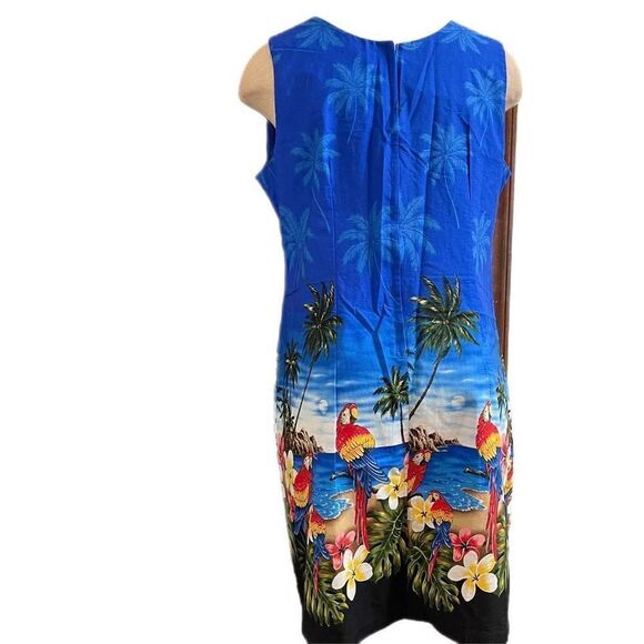 Pacific Legend Parrot Hawaii Hawaiian Dress Plus Size 2XL - Picture 3 of 9